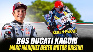 ISTIMEWA PERDANA GEBER DESMOSEDICI GP DUCATI DI VALENCIA MARC MARQUEZ PECAHKAN REKOR BARU DUNIA😱 [upl. by Naihtsirc]