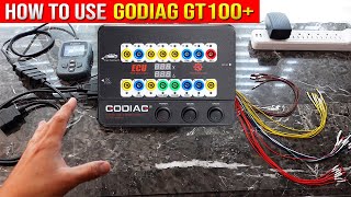 How to use GoDiag GT100 Connect ECM PCM for Testing or Programming [upl. by Ylro]