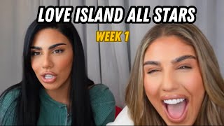 LOVE ISLAND ALL STARS REVIEW WEEK 1 [upl. by Ailedo958]