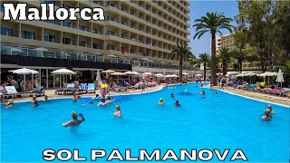 Mallorca SOL PALMANOVA All 3 Pools Tour MAJORCA Palma Nova [upl. by Dacia]