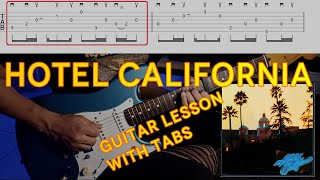 How to play Hotel California  Guitar Lesson [upl. by Lesoj]