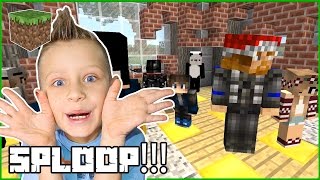 Minecraft SPLOOP Minigame RonaldOMG KarinaOMG [upl. by Danila]