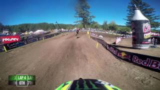 GoPro Adam Cianciarulo Moto 2  Washougal MX Lucas Oil Pro Motocross Championship 2016 [upl. by Neenwahs]