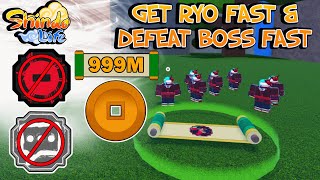 Finally Newest Best Method for Grinding RYO amp Defeating Boss Missions Shindo Life Update Roblox [upl. by Menedez]