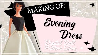 MAKING OF  Evening Dress  Assembling Process [upl. by Rosalinde]