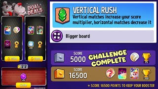 Match Masters Perfect Heist VERTICAL RUSH BIGGER BOARD EASY Solo Challenge 16500 Score [upl. by Eseerehc]