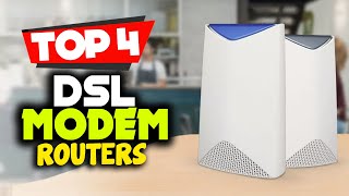 BEST DSL Modem Router Combo 2023  Top 4 cable modem router Reviews [upl. by Niatsirk464]