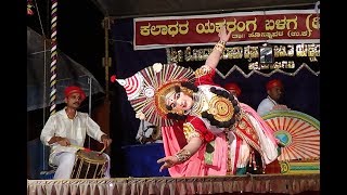 Yakshagana  Thenku Badagu  Madanakshi Tharavali  Veeramani Kalaga  8 [upl. by Small815]