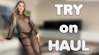 TRANSPARENT DRESSES  Try on Haul  Get Ready with Alyssa [upl. by Aztilay612]