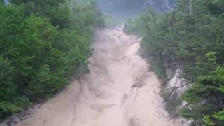 Lave torrentielle Murgang debris flow Part 1 minute 0 10  World Tragedy [upl. by Kassaraba]