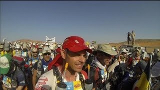 Marathon des sables 75 km le long des dunes pour cette quatrième étape  1104 [upl. by Olifoet]