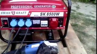 new swiss kraft sk 8500w 380V generator [upl. by Anna]