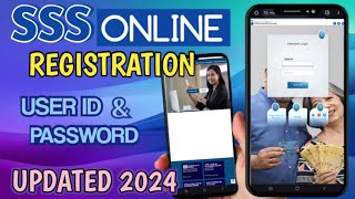 SSS ONLINE REGISTRATION  PAANO MAGKAROON NG USER ID AT PASSWORD ONLINE [upl. by Llednar]