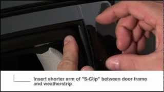 WeatherTech Side Window Deflector with SClips Installation Video [upl. by Ennayt]