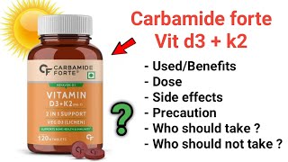 Carbamide forte vitamin d3  K2 review [upl. by Huldah]