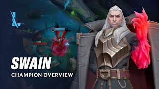 Swain Champion Overview  Gameplay  League of Legends Wild Rift [upl. by Nilla]