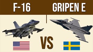 F16 vs Gripen E  Which would win [upl. by Engelhart]