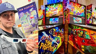 Texas Pinball Festival 2023 In 3D  NEW Foo Fighters amp Godfather 50 Games  All The HORROR Stuff [upl. by Akkina205]