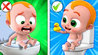 Baby Potty Training Song 🧻💩  Helpful Habits for Baby 🥇  NEW✨ Nursery Rhymes for Kids [upl. by Eivod43]