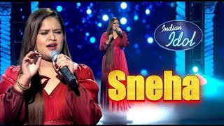 Yaad Piya Ki Aaye Indian Idol Season  Sneha Shankar [upl. by Enyrhtak]