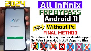 Infinix Smart 6 Frp Bypass Android 11  FRP LOCK UnlockGoogle Bypass Without Pc Android 11 [upl. by Coppola]