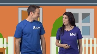 Lesson 1  Sam and Mel English for Children [upl. by Nobile]