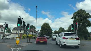 WIGSTON MARKET HARBROUGH RACECOURSE ROUNDABOUT ROUTE [upl. by Tserof]