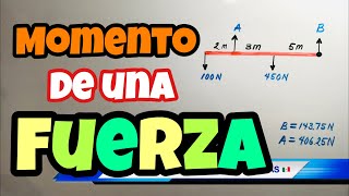 🔧 MOMENTO DE UNA FUERZA o TORQUE 🔴 Ejercicios Resueltos 🚧 [upl. by Arit748]