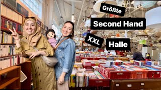 Riesen Second Hand Halle 😱😱‼️  Möbel BabyKinder Fashion Bücher Lampen Haushaltsartikel… [upl. by Oznola208]