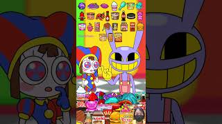 LALALA Emoji Mukbang Challenge  THE AMAZING DIGITAL CIRCUS JAXanimaion mukbang funny games [upl. by Mylor]