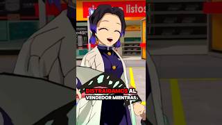 TANJIRO Y SHINOBU ROBAN DEL OXXO 🤣🤣 [upl. by Marola78]