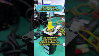 Screw motor with brake encoder steppermotor servomotors automation cnc [upl. by Aleacin517]