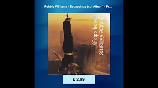 Robbie Williams  Escapology cd Album  Preloved [upl. by Cole830]