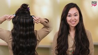 How To Wear Hair Extensions The Right Way  POPxo [upl. by Anrym]