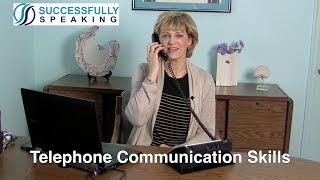 Effective Telephone Tips from Successfully Speaking [upl. by Unam]