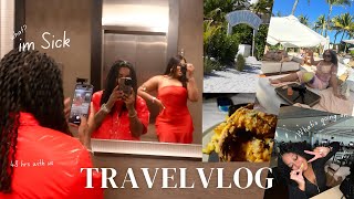 Surprise BAECATION TRAVEL VLOG  48 Hours in Miami  Nikki Beach  Victory lounge  IM SICK VLOG 028 [upl. by Rexanna676]