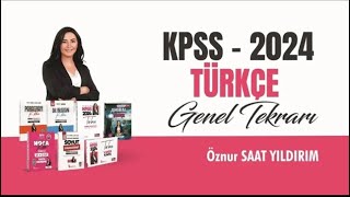 12 KPSS 2024 TÜRKÇE GENEL TEKRAR  YAZIM KURALLARI II  Öznur Saat Yıldırım [upl. by Calendre]