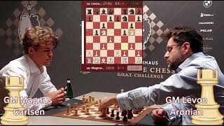 Carlsen  Aronian  Round 4 Freestyle Chess GOAT Challenge 2024 [upl. by Lorin838]