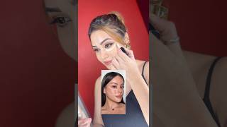 Instant face lift highlight technique makeuptutorial highlights contour facelift skincare [upl. by Acnoib]