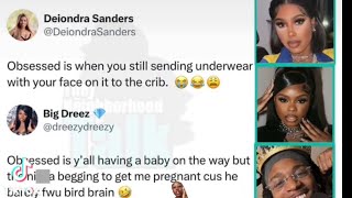 Dreezy LEAK messages of Jacquees despite his new baby on the way dreezy jacquees [upl. by Nosahc]