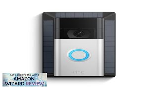 Ring Solar Charger for Video Doorbell 2nd Generation 2020 Release Review [upl. by Henn]