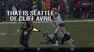 Rams punter gets punked by Seahawks [upl. by Trab]