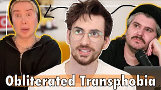 Oli London’s Transphobia Gets DESTROYED  Trans Guys Reacts [upl. by Rosenthal503]