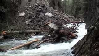 Kayakers Escape Dangerous Landslide [upl. by Nolyat936]