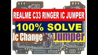 Realme C33 Ringer IC Jumper  Sound IC Replacement  Audio Problem Solution [upl. by Ranilopa]