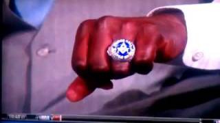 BROTHER SHAQ SHOWS HIS MASONIC RING ON NATIONAL TV [upl. by Tserof]