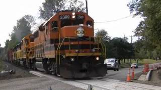 HD PW 2309 Freight Train at Roberts Crossing new [upl. by Melonie]