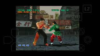 Tekken 3 Jin step by step moves and combos [upl. by Ellenig]