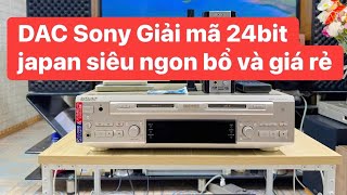 Xả Kho thanh lý DAC giá siêu rẻ Sony MDSW1 dac md sony sonymdsw1 music giảimã 0966723489 [upl. by Erastatus]