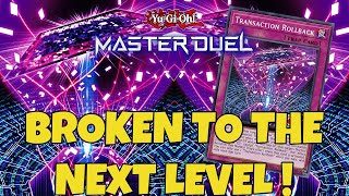 VIRTUAL WORLD DECK 2024 ft TRANSACTION ROLLBACK YuGiOh Master Duel [upl. by Ayotyal172]